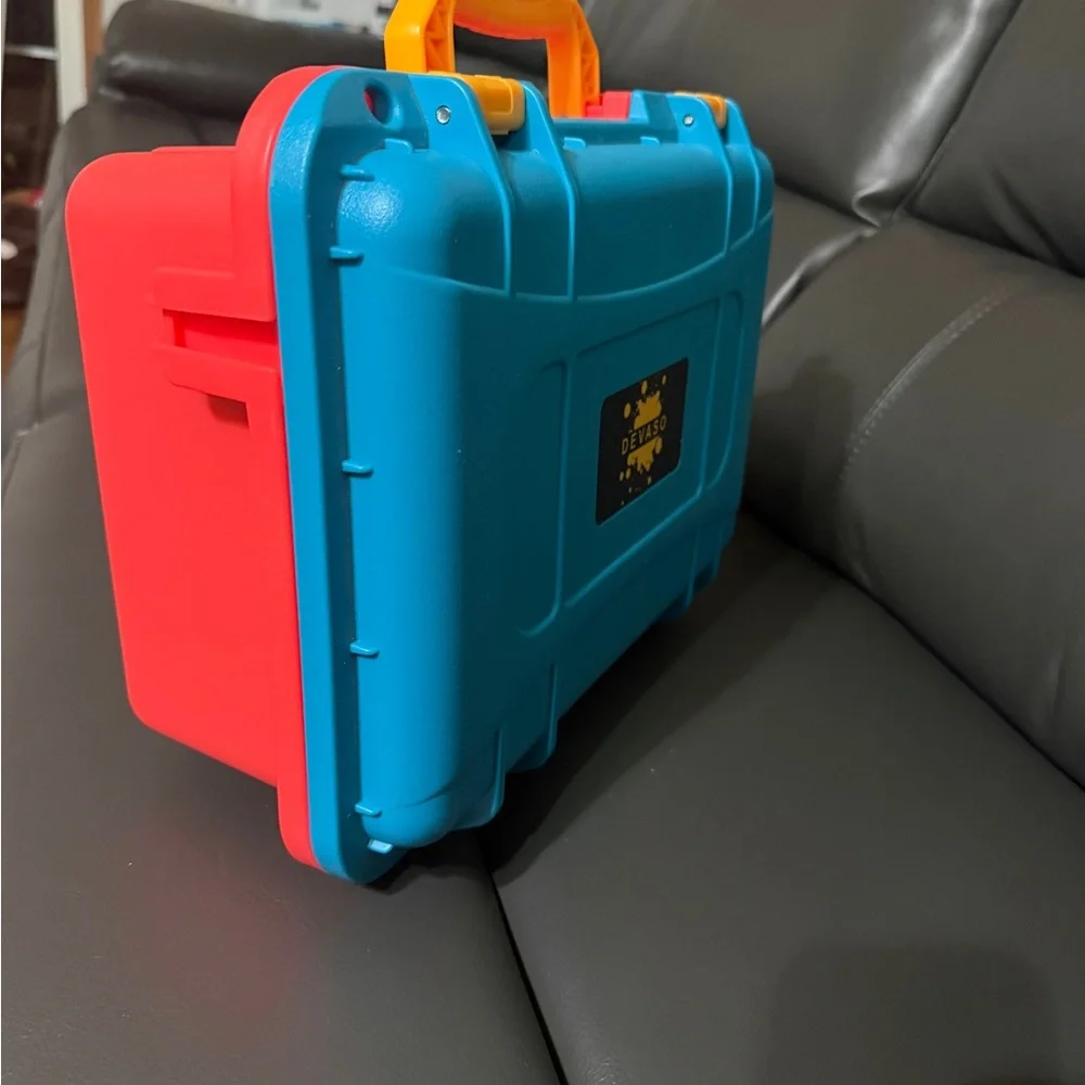 Red and Blue Nintendo switch carrying case